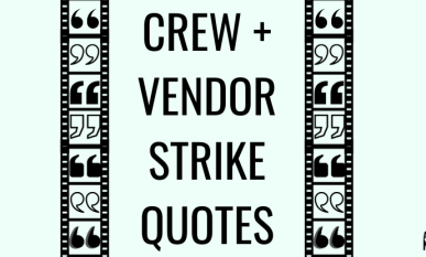 vendor and crew strike quotes film and TV crew talk abiur movie industry jobs, movie industry jobs