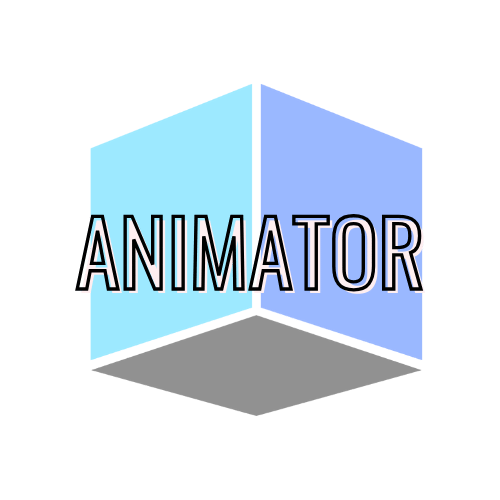 Animator Jobs ArtCube NatonL 3D blue cube with the word ANIMATOR