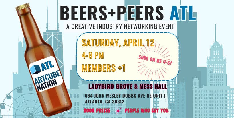 Beers+Peers ATL networking, April 12, Ladybird Grove.