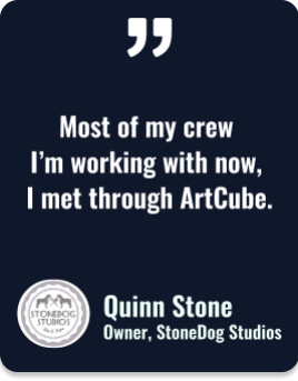 ArtCube Fees Pricing Testimonial for ArtCube by Quinn Stone, StoneDog Studios owner.